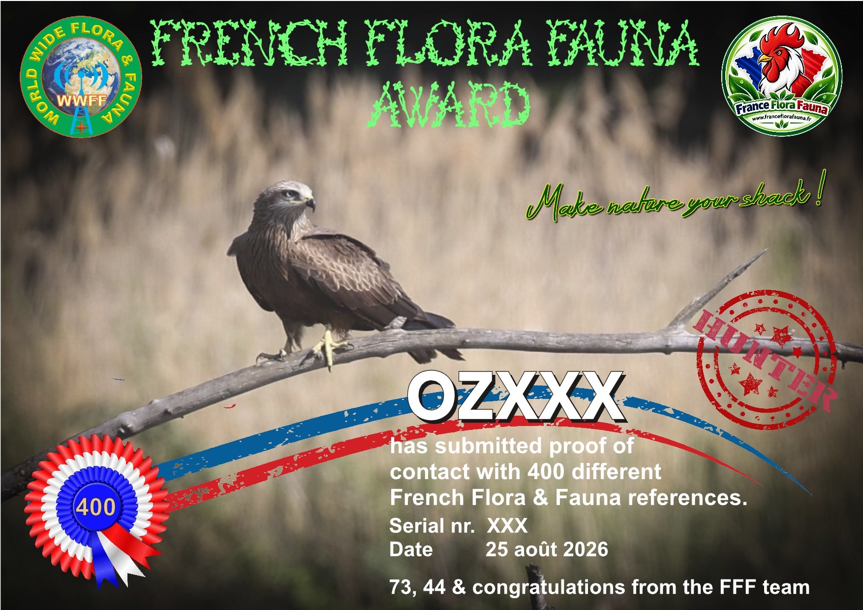 Diplôme France Flora Fauna