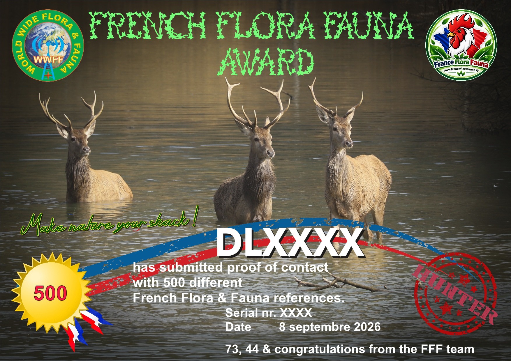 Diplôme France Flora Fauna